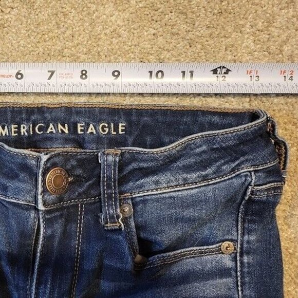 American Eagle Women's Skinny Jeans Size 6R (26x28.5") Next Level Stretch - Picture 4 of 8
